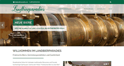 Desktop Screenshot of landbierparadies.com